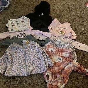 Long Sleeve 0-3 Months Baby Girl Lot
